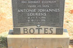 BOTES Antonie Johannes Lourens 1916-1981