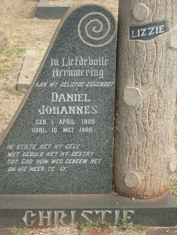 CHRISTIE Daniel Johannes 1909-1960