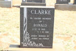 CLARKE Ronald 1931-1981