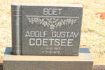 COETSEE Adolf Gustav 1929-1979