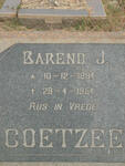 COETZEE Barend J. 1894-1954