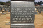 COETZEE Hennie 1896-1972 & Sannie 1896-1956