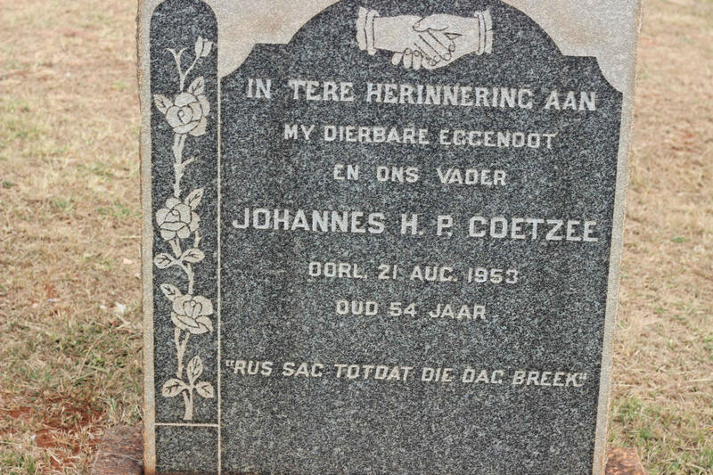 COETZEE Johannes H.P. -1953