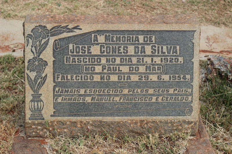 SILVA Jose Gones, da 1920-1954