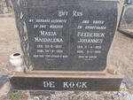 KOCK Frederick Johannes, de 1926-1999 & Maria Magdalena 1927-1960