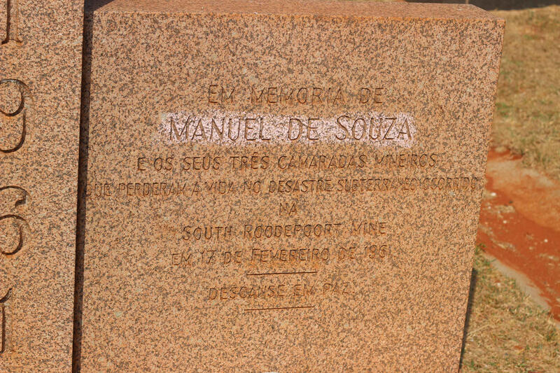 SOUZA Manuel, de -1961