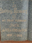 VOS Jack de Villiers, de 1896-1960