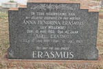ERASMUS Abel 1907-1969 & Anna Hendrina WILLEMSE -1953