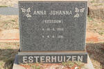 ESTERHUIZEN Anna Johanna nee ROSSOUW 1905-1961