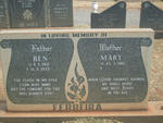 FERREIRA Ben 1912-1973 & Mary 1915-