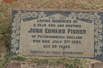 FISHER John Edward -1953