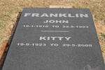 FRANKLIN John 1916-1993 & Kitty 1923-2008