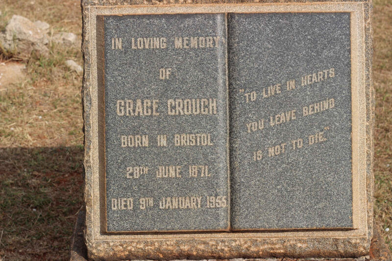 CROUCH Grace 1871-1955