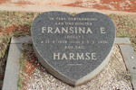 HARMSE Fransina E. 1934-1956