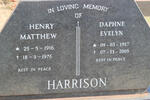 HARRISON Henry Matthew 1916-1976 & Daphne Evelyn 1917-2005