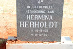 HERHOLDT Hermina 1908-1980