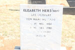 HERS Elisabeth nee LIGTHART 1888-1980