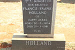 HOLLAND Francis 1904-1981