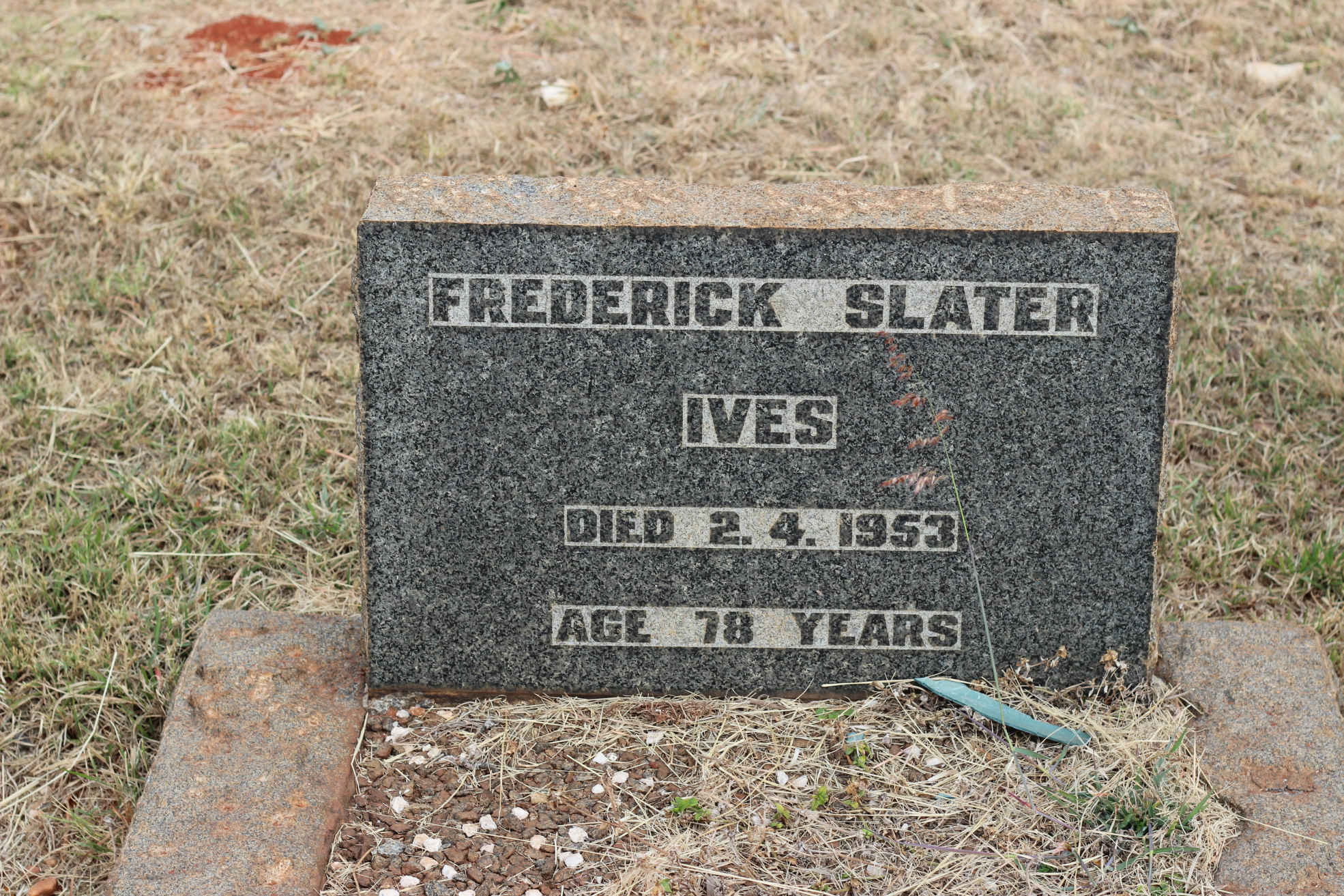 IVES Frederick Slater -1953
