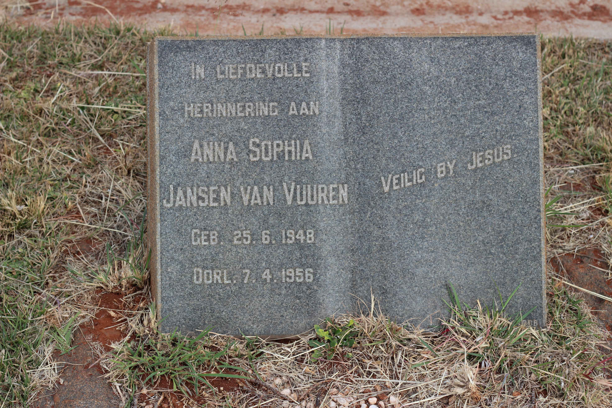 VUUREN Anna Sophia, Jansen van 1948-1956