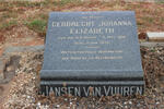 VUUREN Gerbrecht Johanna Elizabeth, Jansen van nee VAN DER MERWE 1896-1972