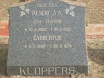 KLOPPERS Gysbertus 1898-1974 & Renche A.A. VENTER 1908-1961