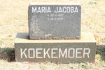 KOEKEMOER Maria Jacoba 1897-1979