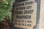 KRAUTHEIM Franz Josef 1930-1956