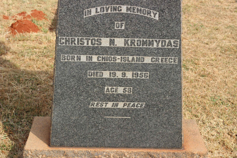 KROMMYDAS Christos N. -1956