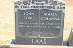 LAAS John Louis 1928-1978 & Maria Johanna 1935-2006