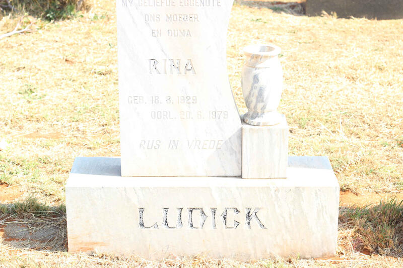 LUDICK Rina 1929-1978