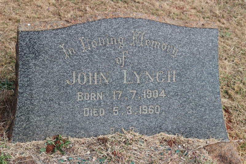 LYNCH John 1904-1960