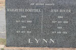 LYNN John Hunter 1880-1955 & Margretha Dorothea 1880-1959