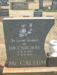 McCALLUM Ian Osborne 1927-1977