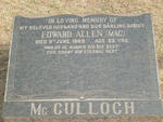McCULLOCH Edward Allen -1960