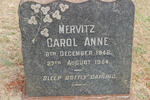 MERVITZ Carol Anne 1946-1954