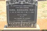 MOORECROFT Maria Magdalena 1919-1981