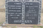 OOSTHUIZEN Jacobus Christiaan 1889-1970 & Gertruida Maria GREEFF 1894-1965
