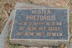 PRETORIUS Hester 1959-1959