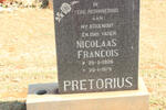 PRETORIUS Nicolaas Francois 1926-1979