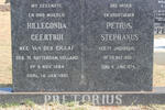 PRETORIUS Petrus Stephanus 1886-1974 & Hillegonda Geertrui VAN DER GRAAF 1894-1961