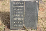 PRETORIUS Lourens J.C. 1917-1954