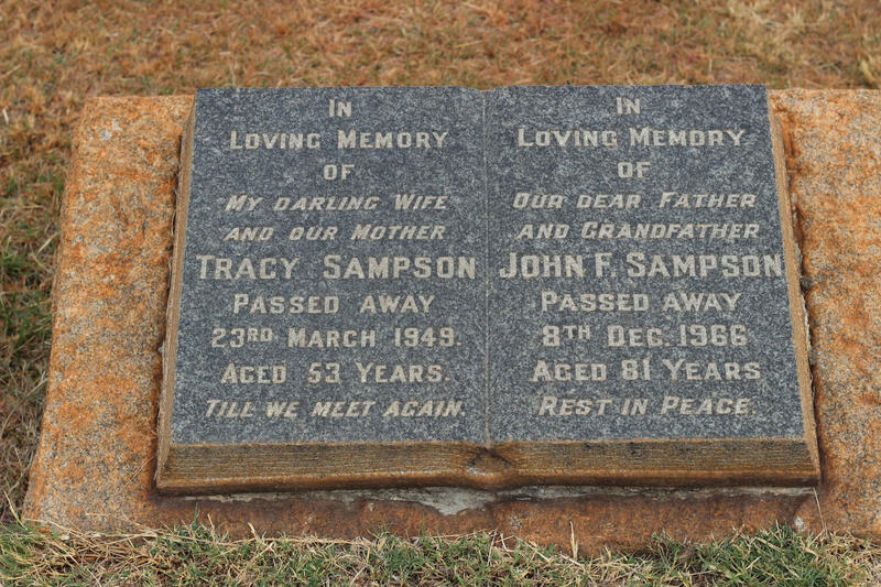 SAMPSON John F. -1966 & Tracy -1949