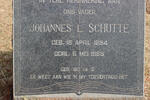 SCHUTTE Johannes L. 1894-1959