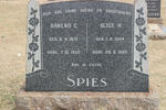 SPIES Barend C. 1871-1956 & Alice H. 1884-1956