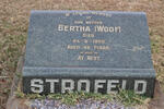 STROFELD Bertha nee WOOF -1953