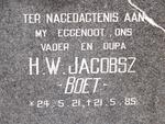 JACOBSZ H.W. 1921-1985