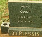 PLESSIS Sannie, du 1882-1975