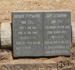 ZYL Jacobus Stephanus, van 1861-1942 & Jane Susannah DODDS 1860-1943