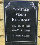 KITCHENER Winifred Violet 1913-2005